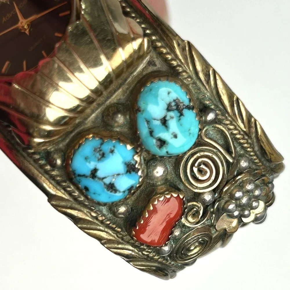 Native American turquoise coral